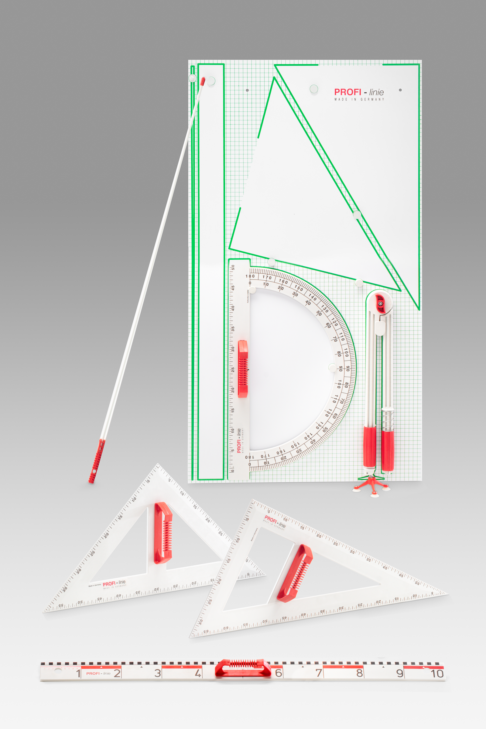 Magnetisch: Wandtafelgerätesatz PROFI-linie III