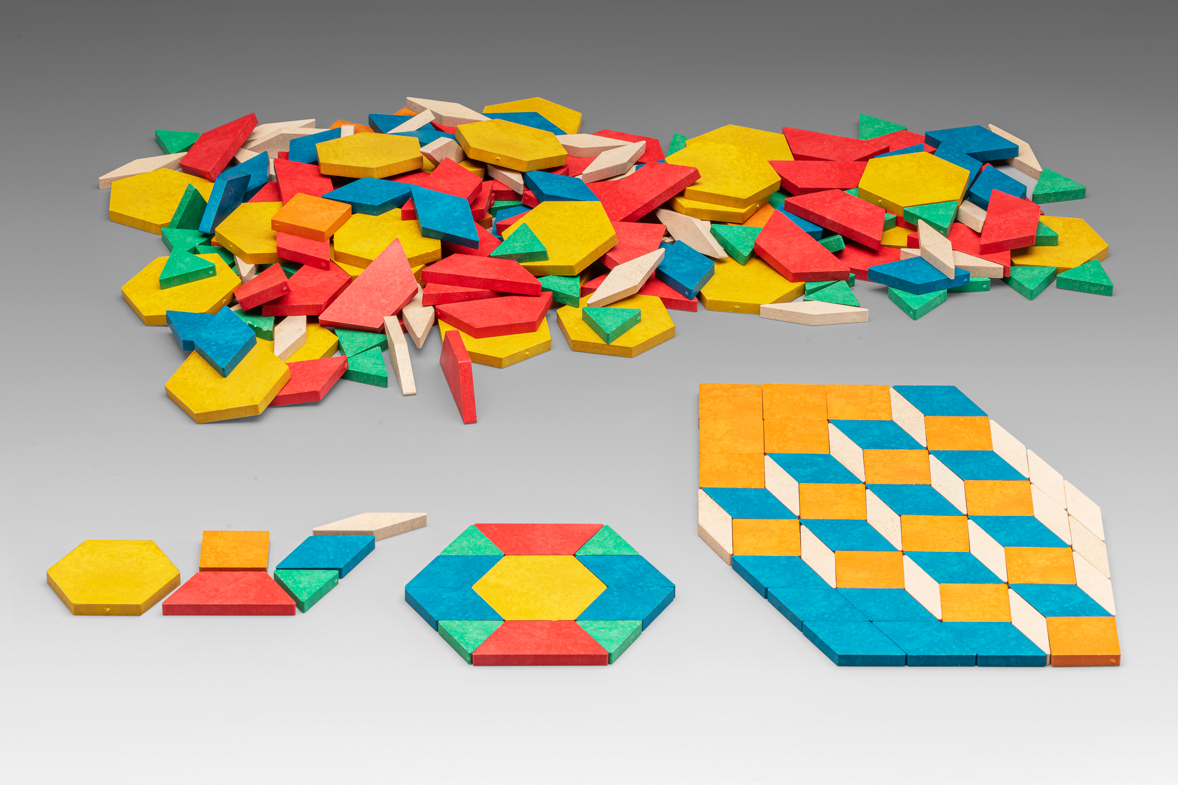 Geometrische Legeplättchen Pattern Blocks (250 Teile)