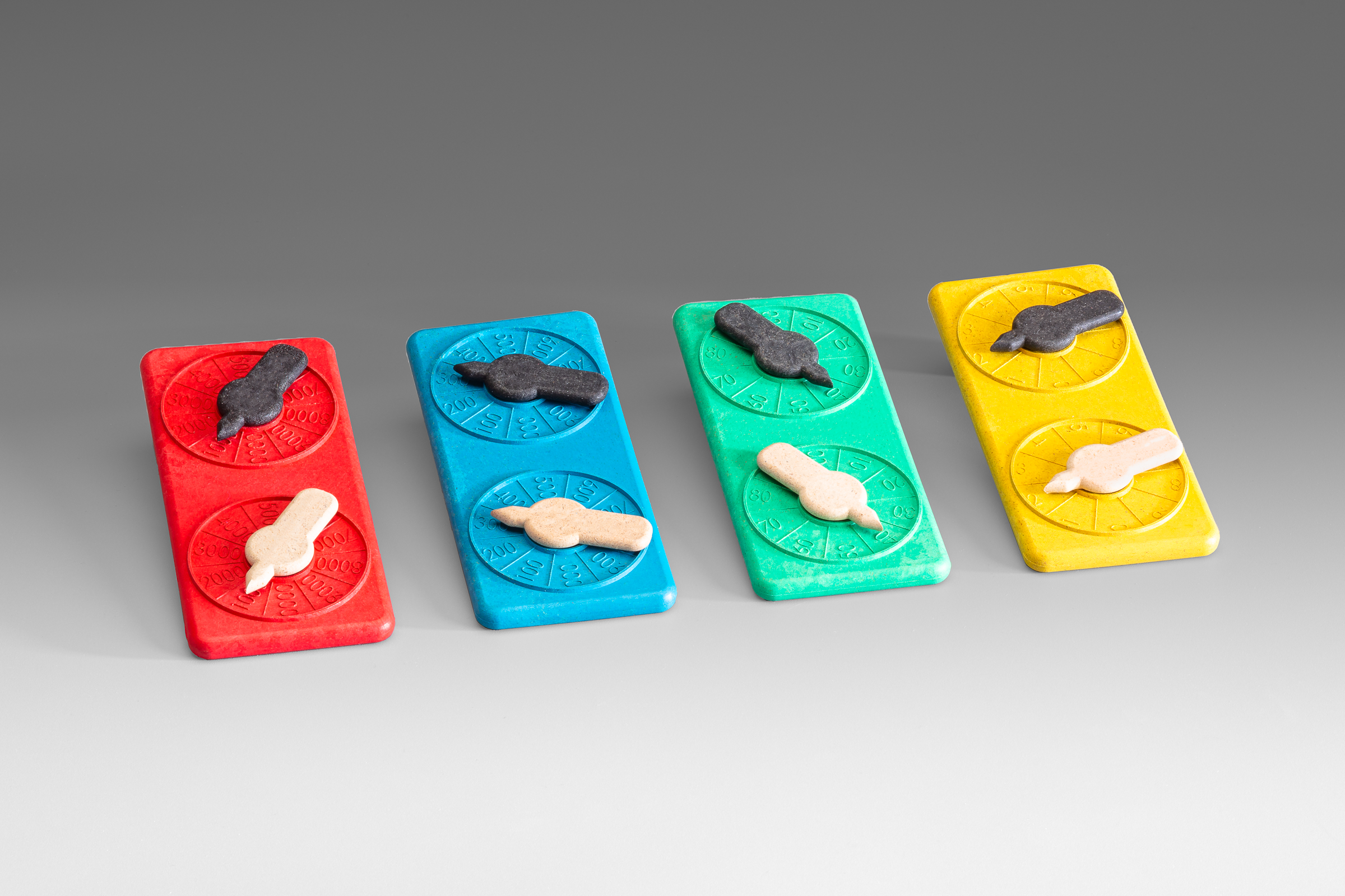 080130.000 Dezimalstellenwert-Drehräder (4 Stück)