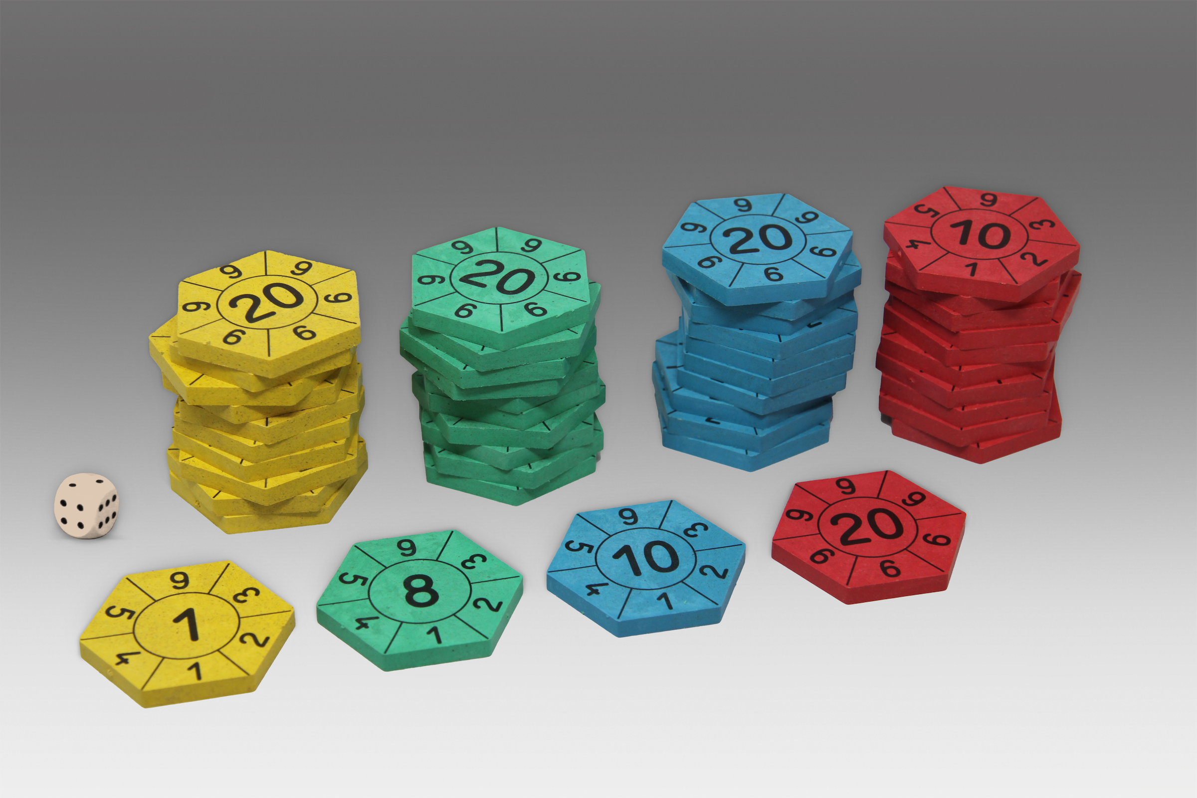 200025.IMP Mathespiel Zahlenburg Hexagon