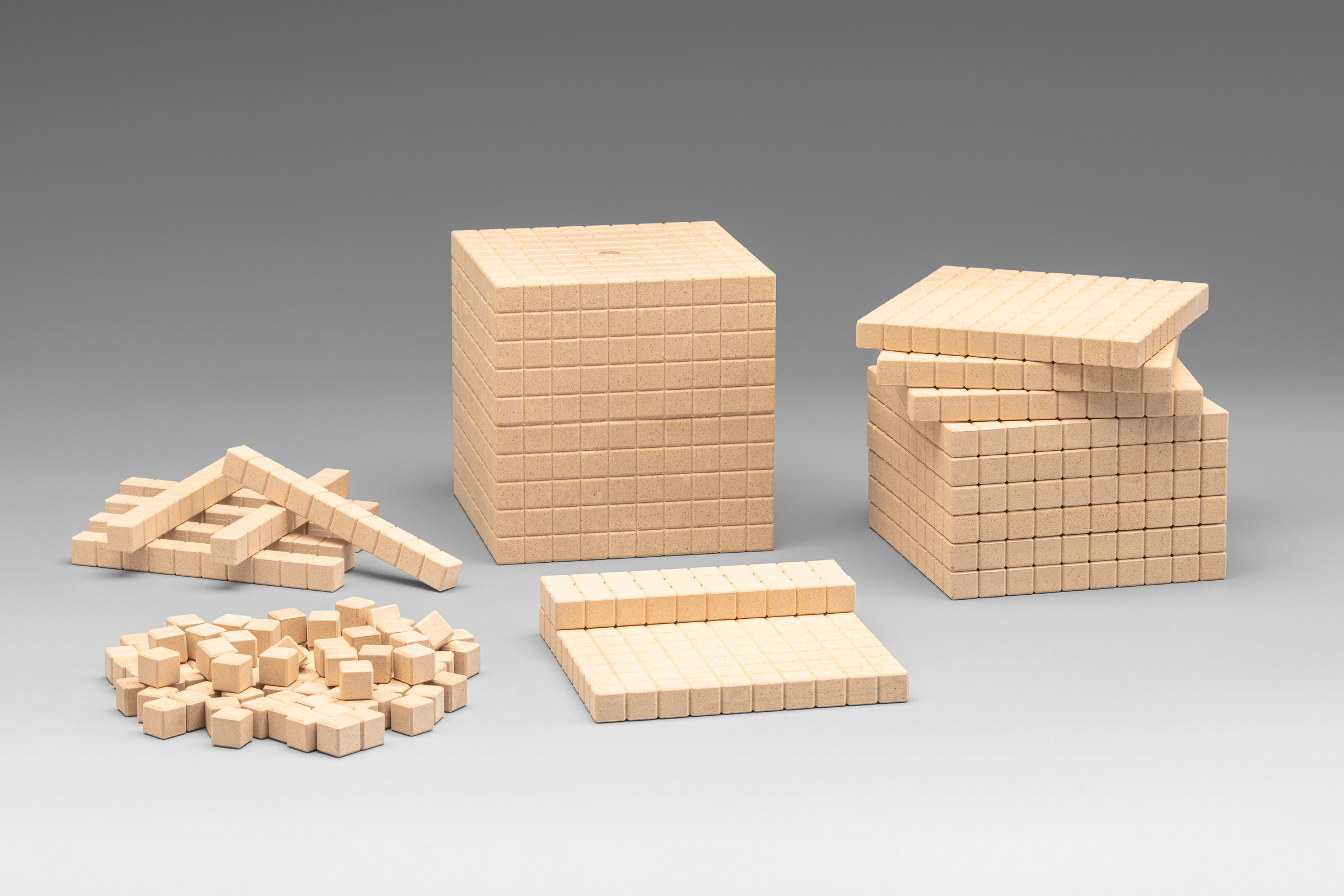 Dienes Grundsortiment naturfarben (121 Teile)