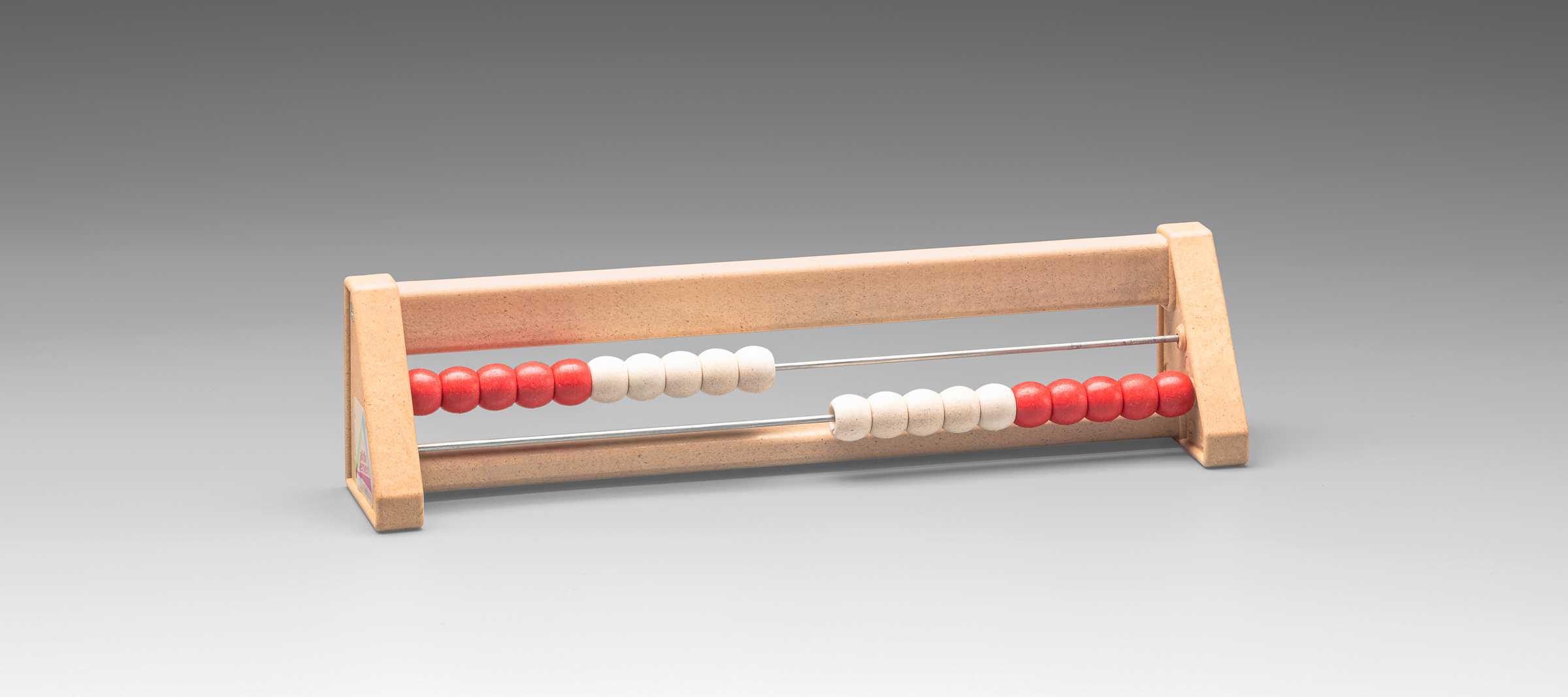 080200.200 Rechenrahmen 20er Zahlenraum rot/weiß