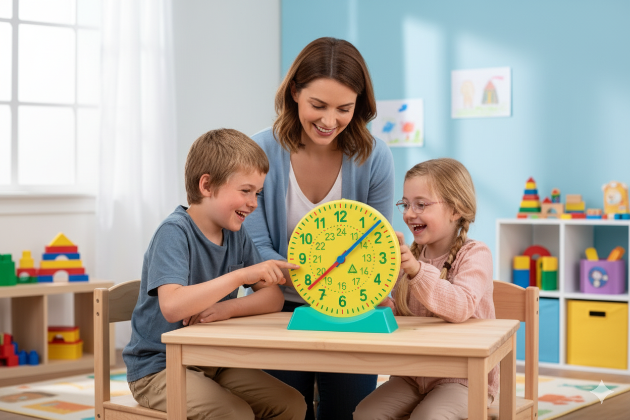 Zeitumstellung mit Kindern – Uhrzeit lernen im Alltag spielerisch begleiten