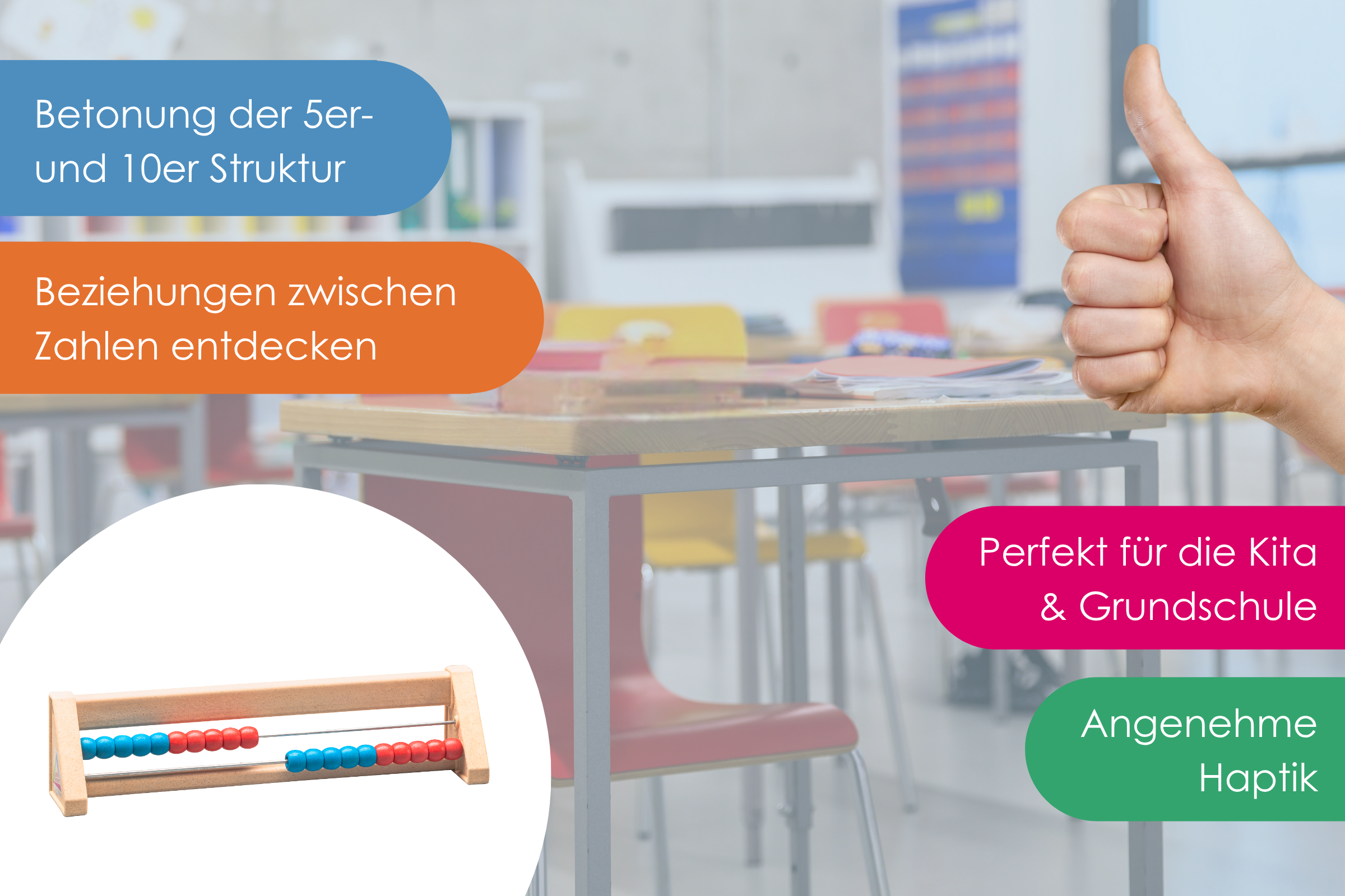 080200.600 Rechenrahmen 20er Zahlenraum blau/rot