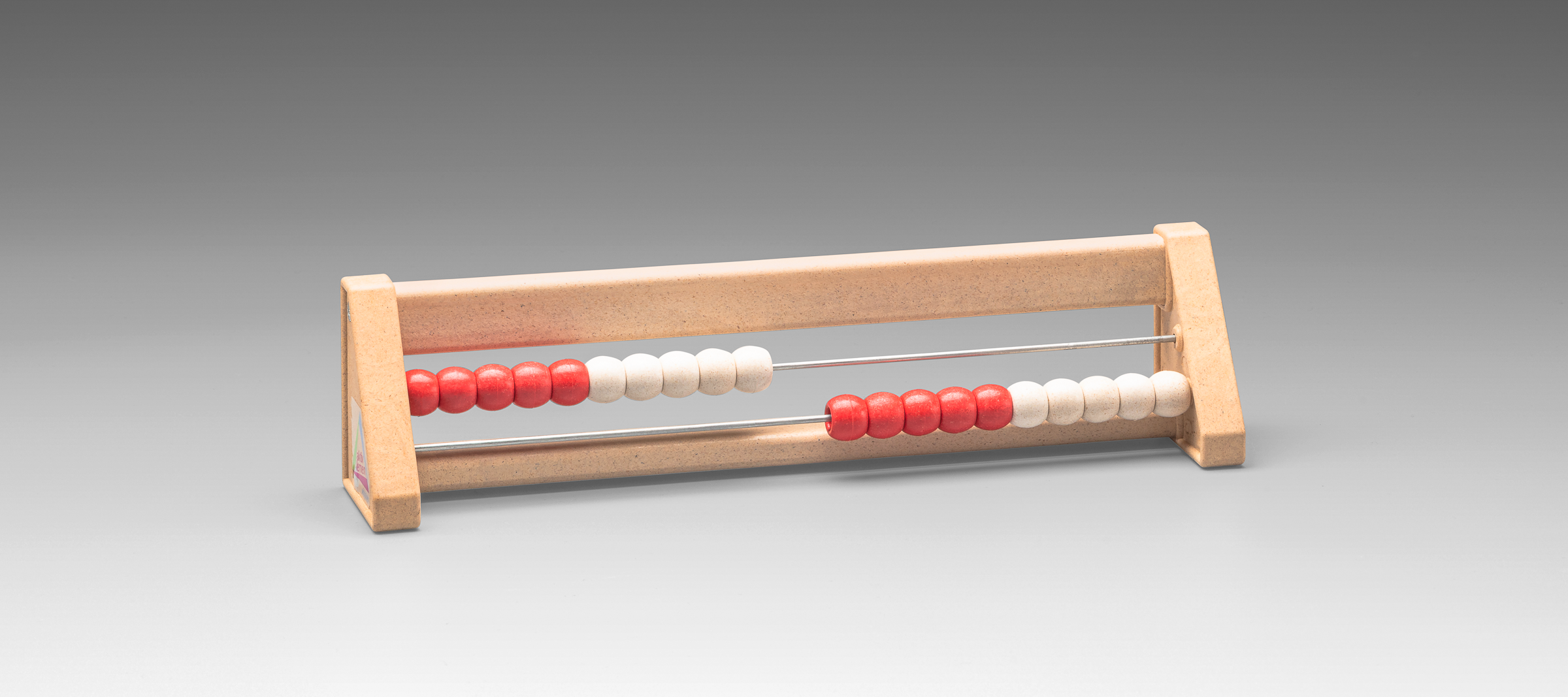 080200.300 Rechenrahmen 20er Zahlenraum rot/weiß