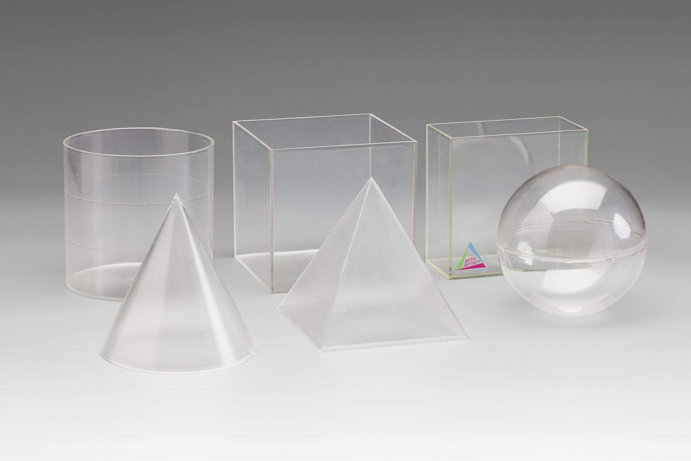 Körperformensatz transparent (6 Teile)