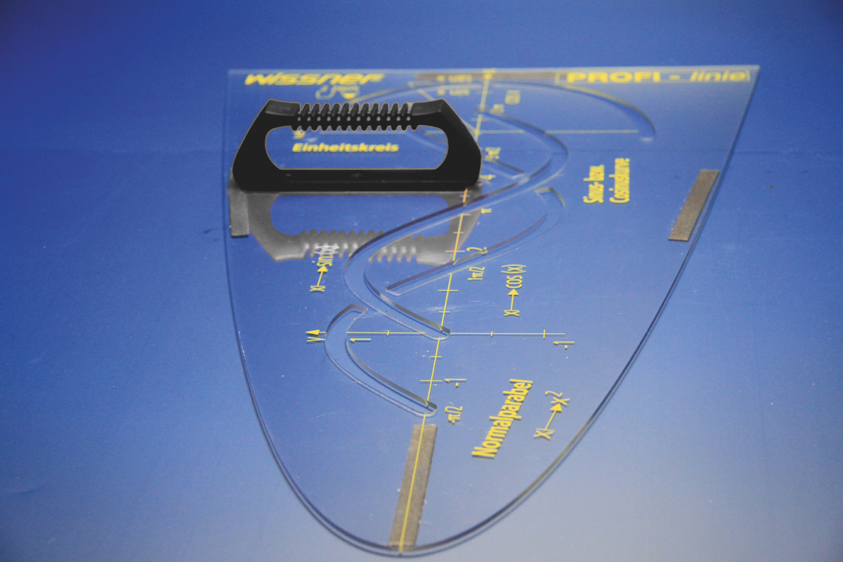 Parabelschablone 50 cm 