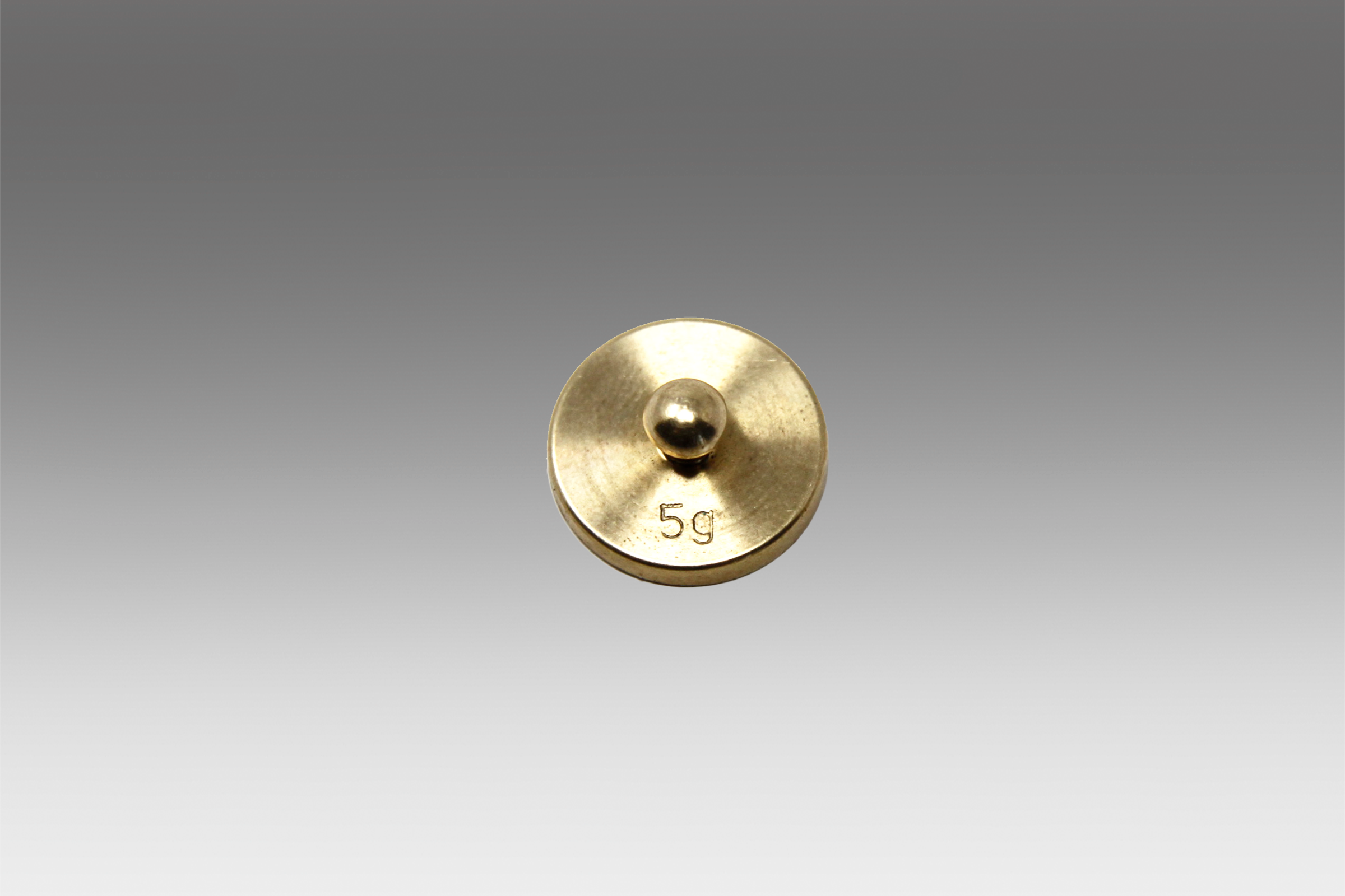 070211.000 Gewichte Messing & Gusseisen 5g