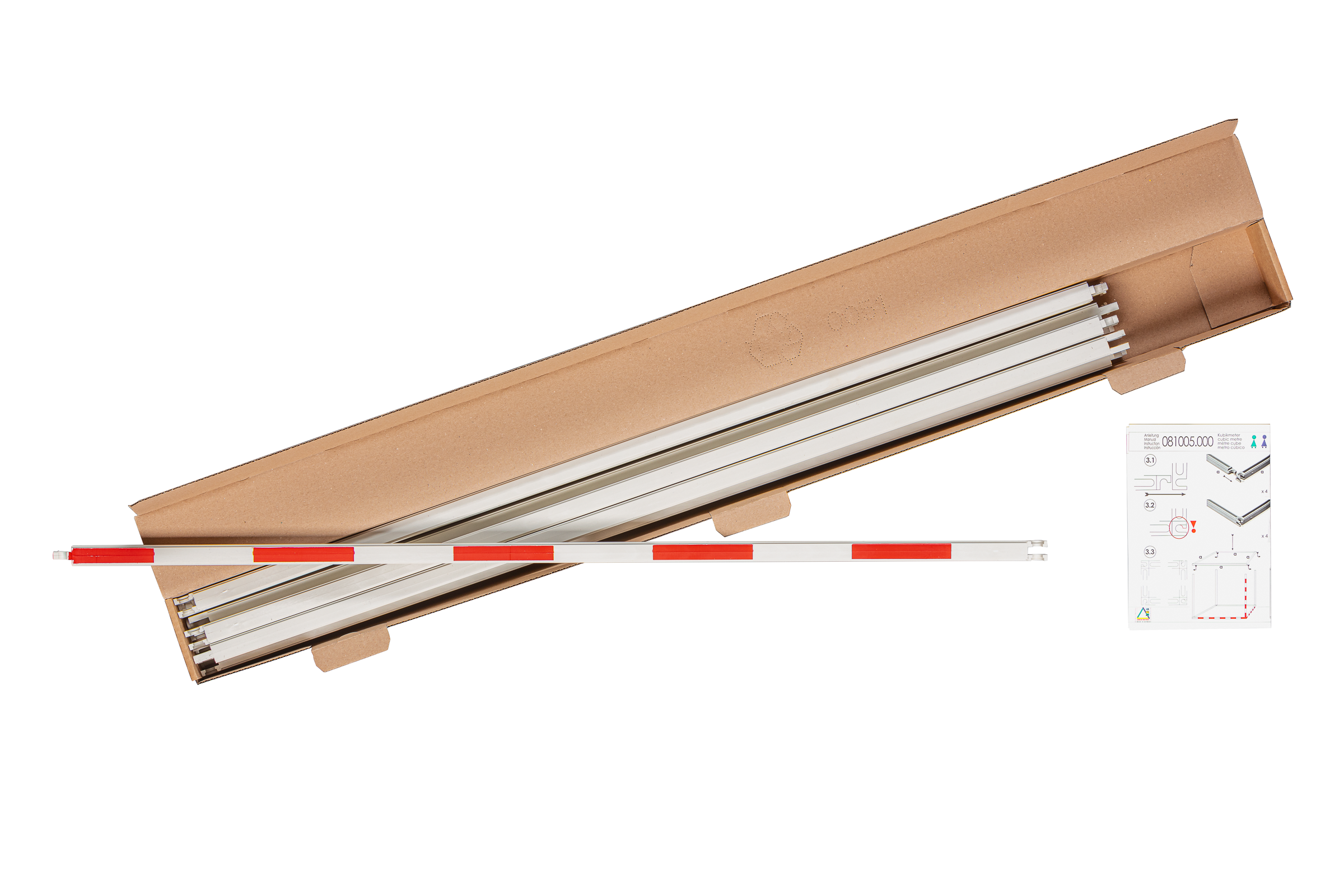 081005.000 Kubikmeterbausatz mit Einteilung