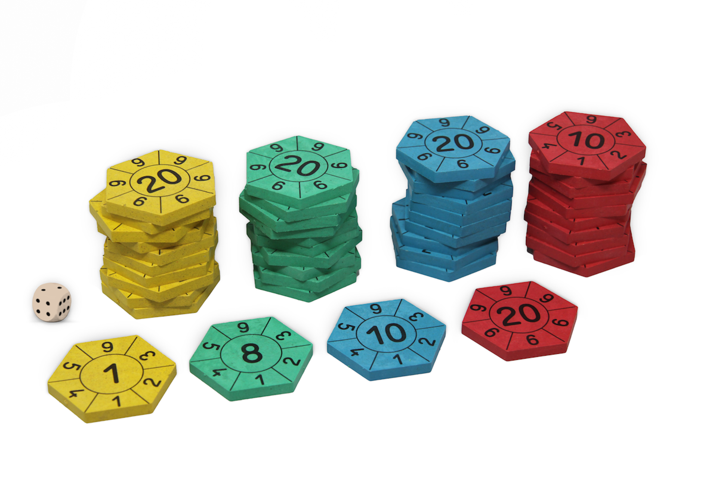 200025.IMP Mathespiel Zahlenburg Hexagon