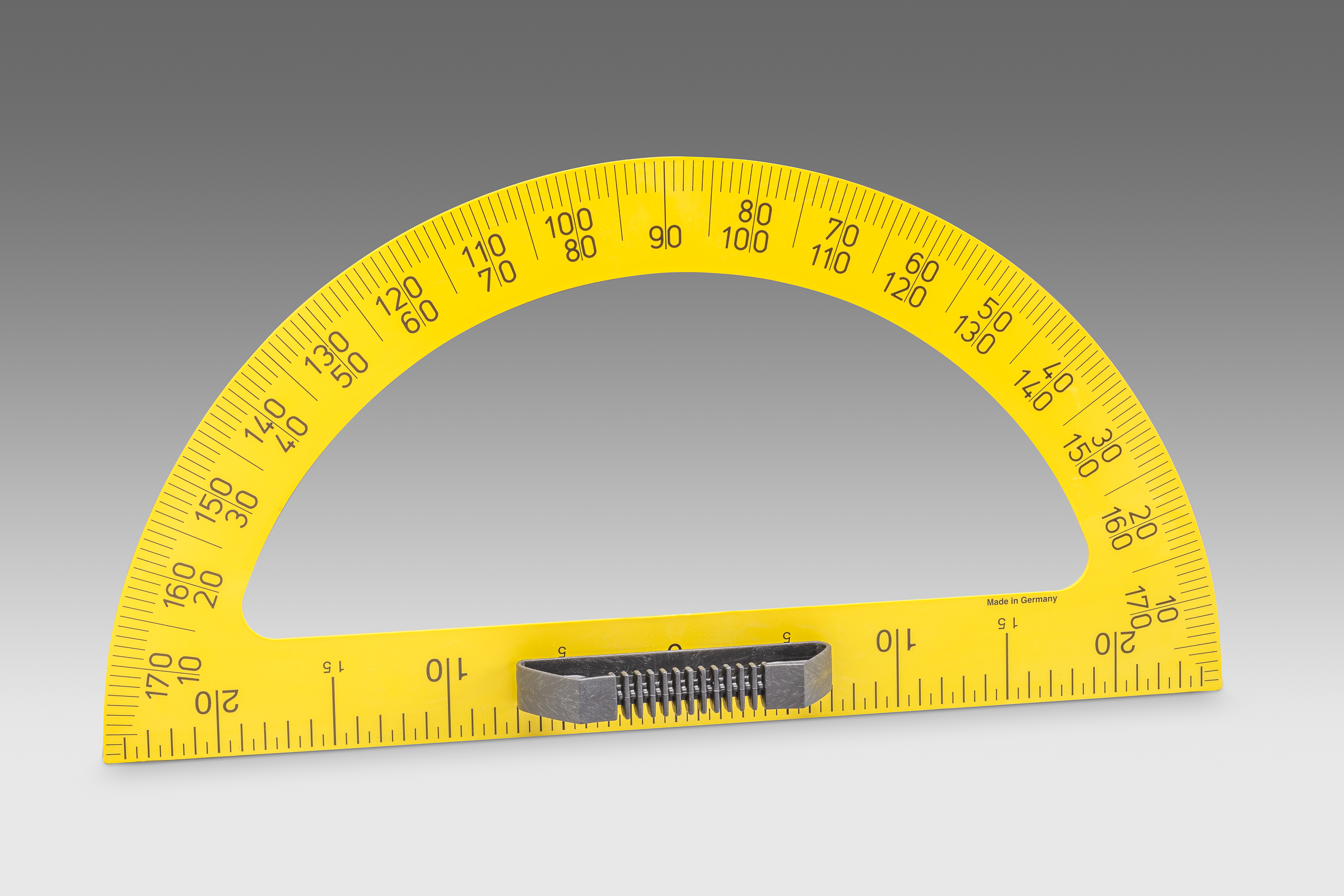Winkelmesser 180°, 50 cm gelb