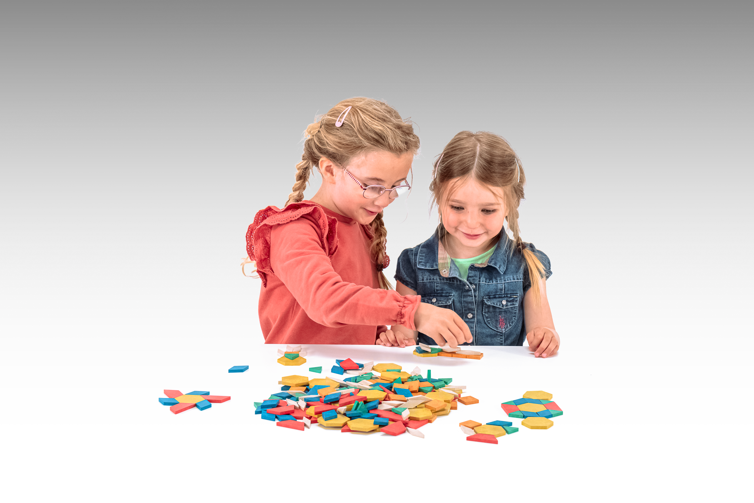 039720.000 Geometrische Legeplättchen Pattern Blocks (250 Teile