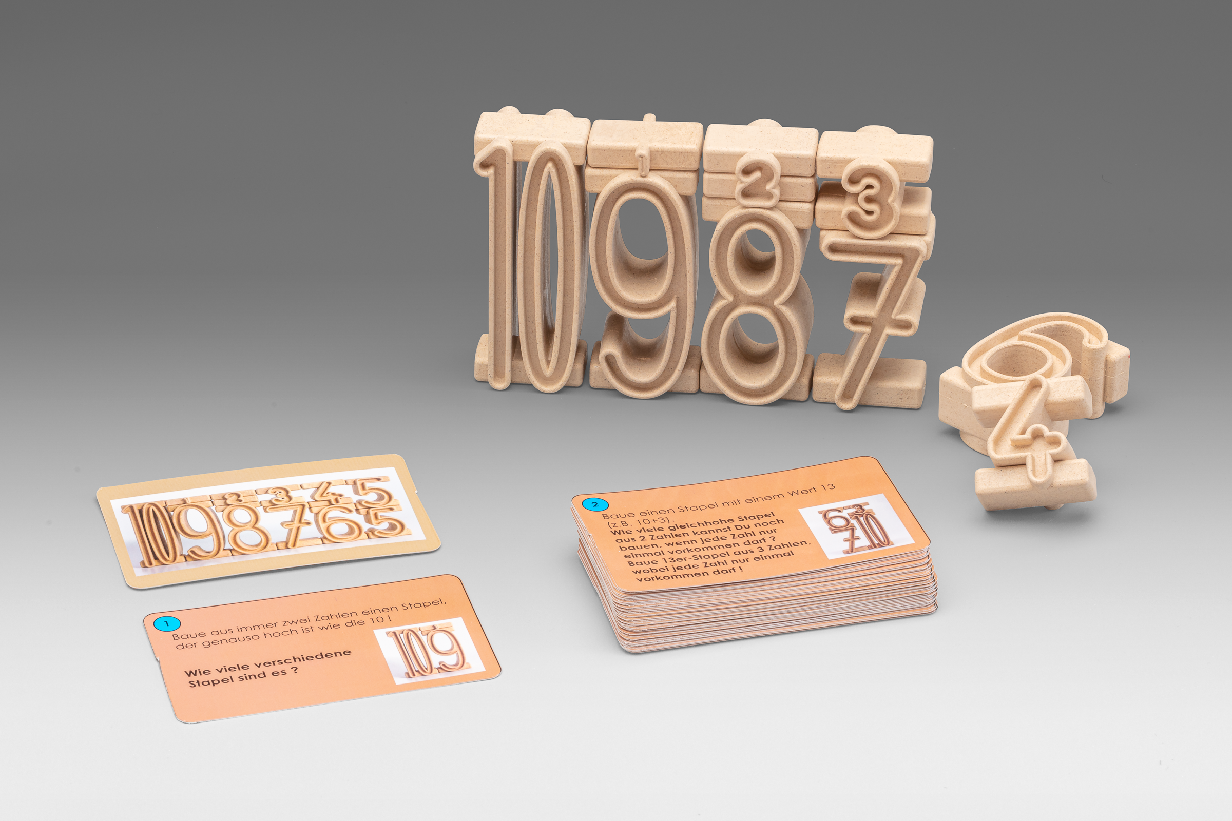 080050.000 Aufgabenkärtchen für Stapelzahlen ENG