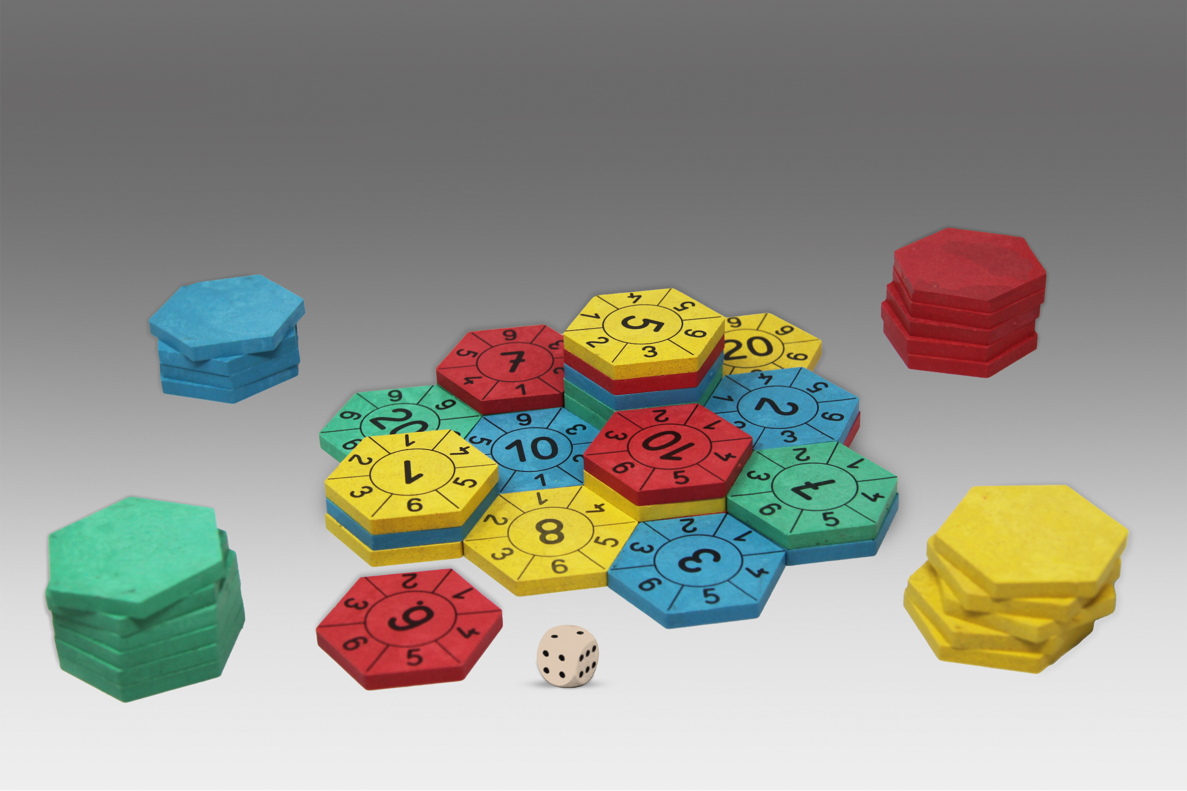 200025.IMP Mathespiel Zahlenburg Hexagon