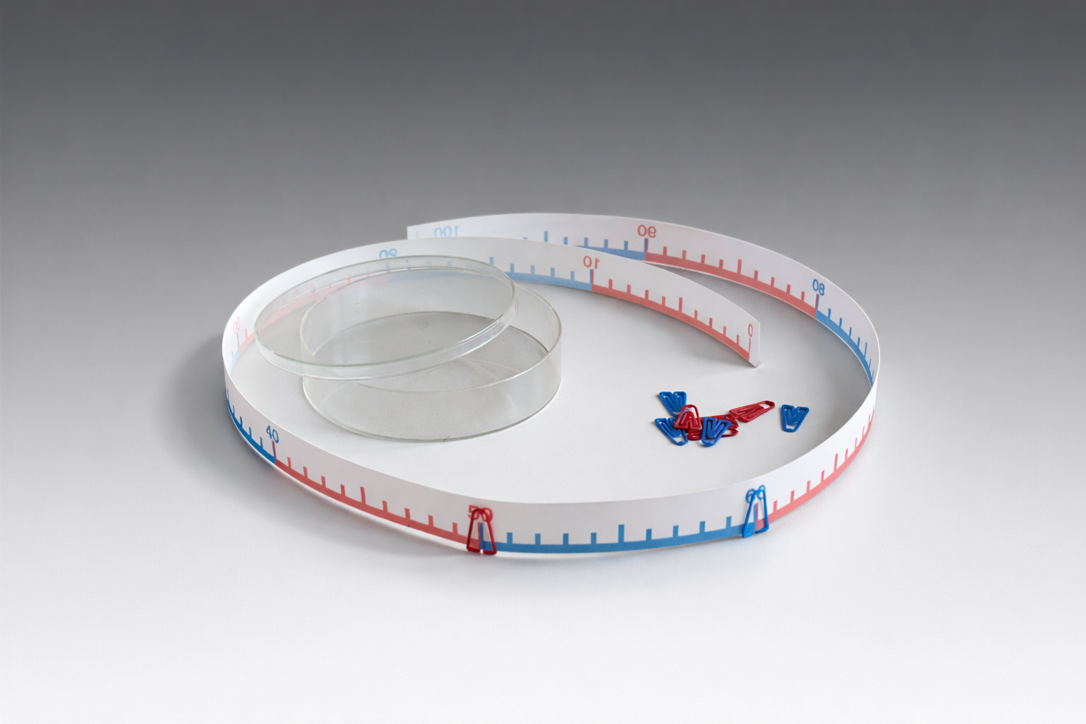 Number Line Band 0-100 1m long