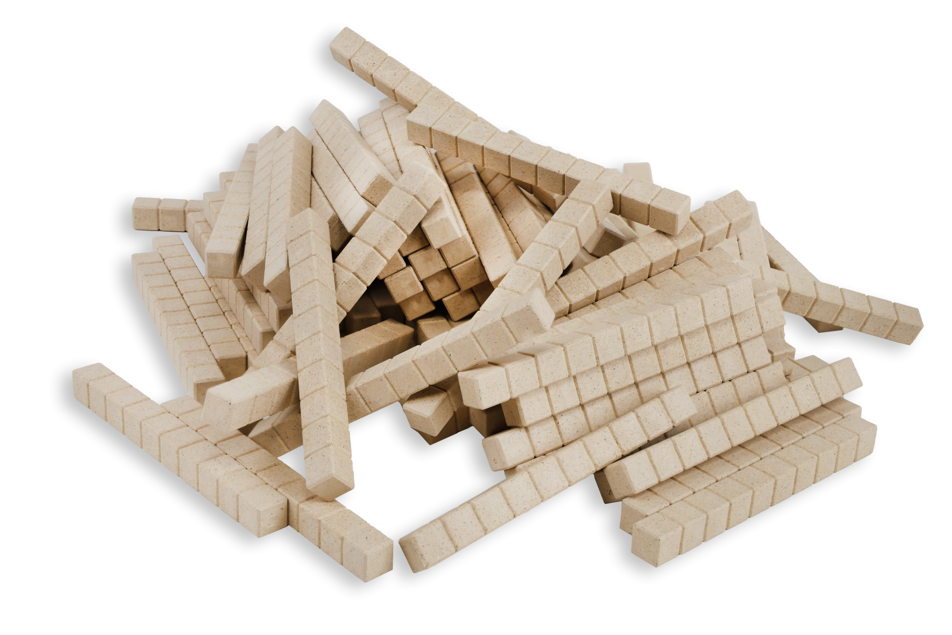9409264-WISSNER aktiv lernen - Cubi naturali, 2x2x2cm in RE-Wood®, 150